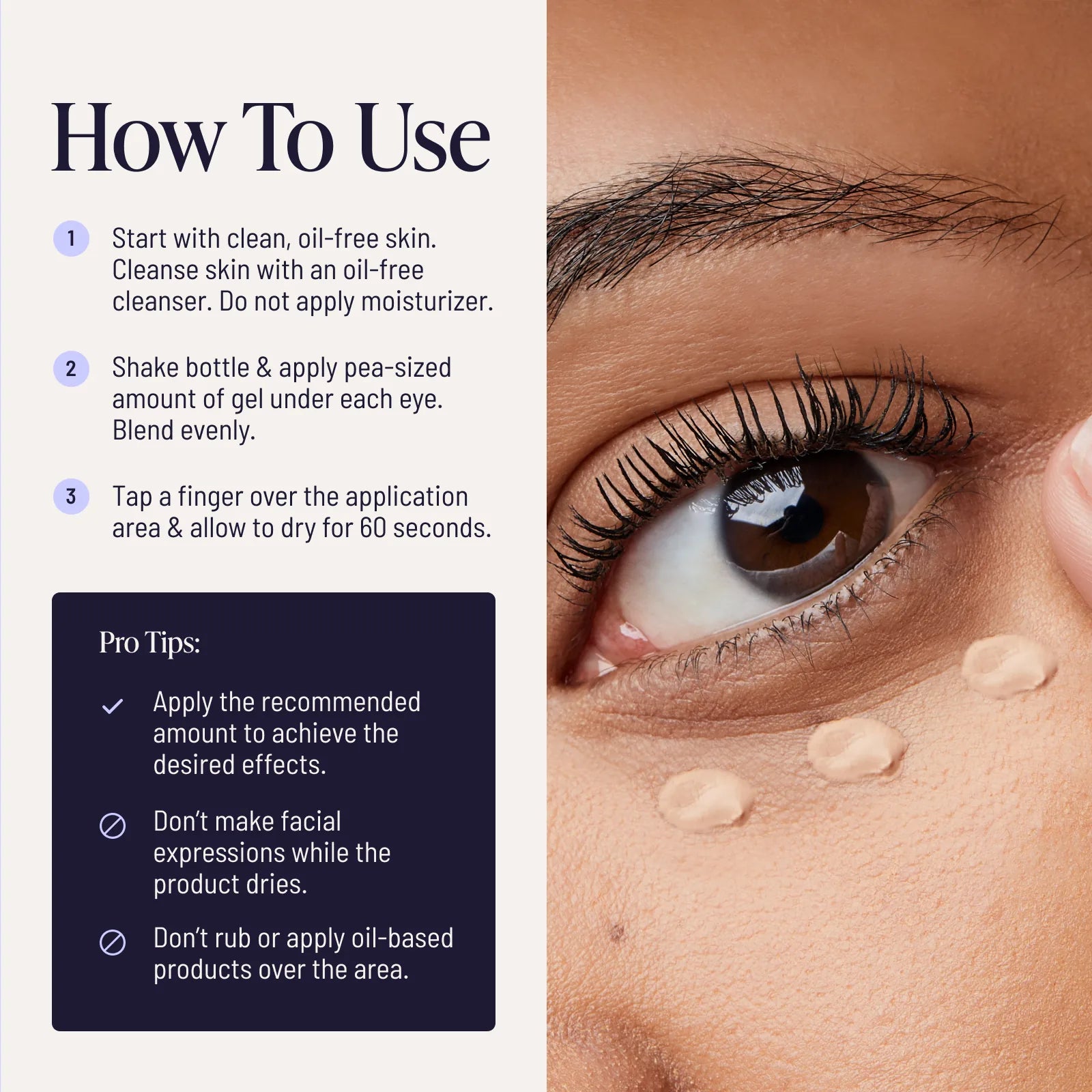 How to apply 60 Second Eye Effects